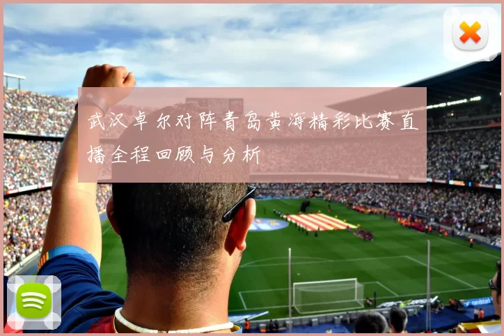 武汉卓尔对阵青岛黄海精彩比赛直播全程回顾与分析