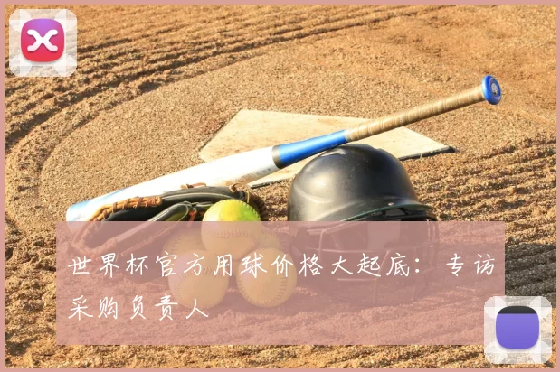 世界杯官方用球价格大起底:专访采购负责人