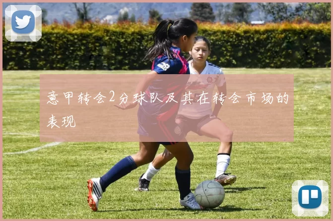 意甲转会2分球队及其在转会市场的表现